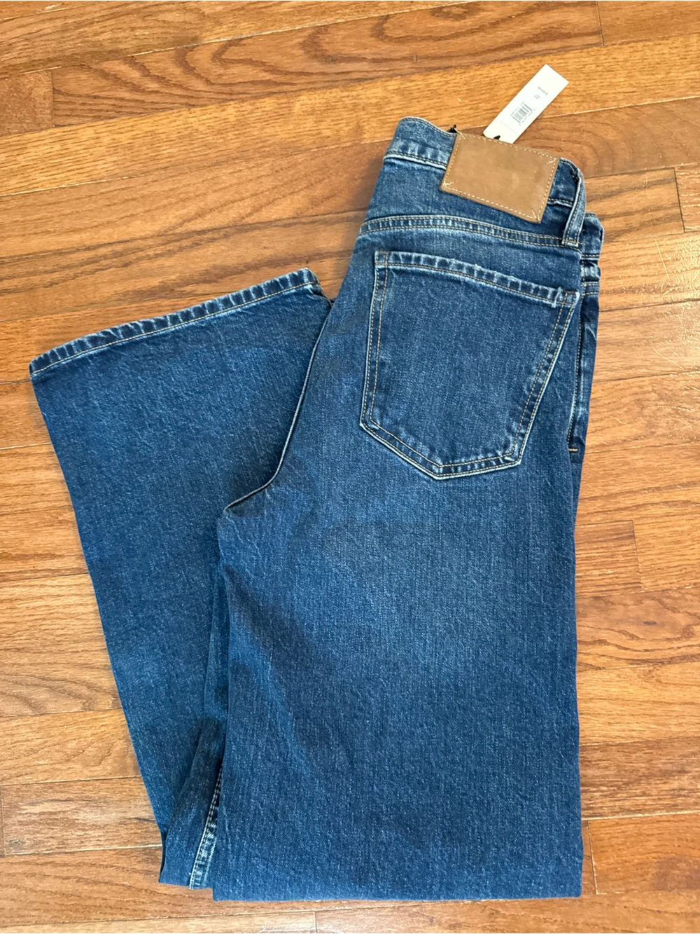 Banana Republic Women’s The Icon Classic Dark Blue Wide Leg Jeans 27
